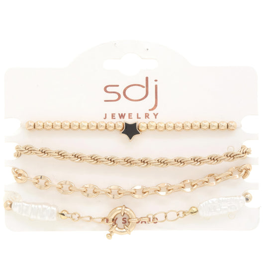 Jewelry-Star Beaded Bracelet Set